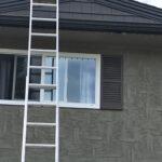 Ladder for exterior work