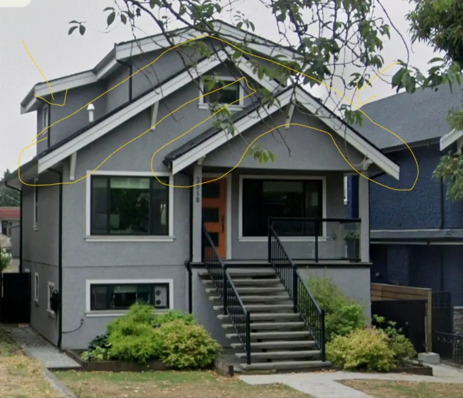 House with new soffits