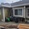 Exterior renovation of house in progress